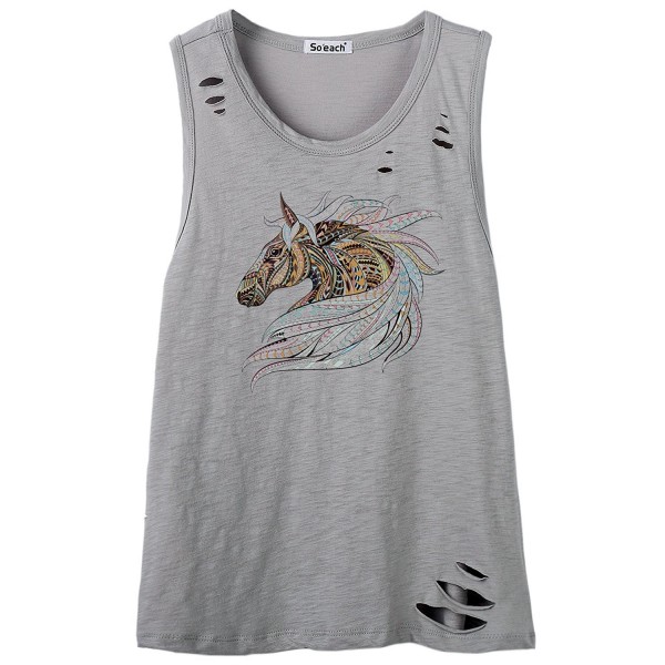 Soeach Womens Animal Graphic T Shirt