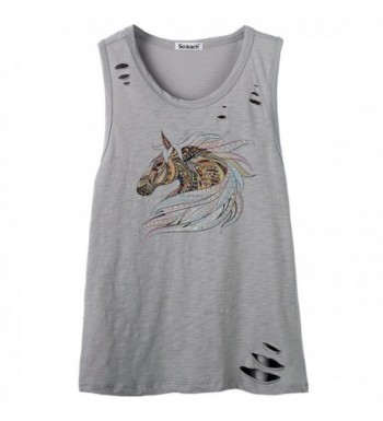 Soeach Womens Animal Graphic T Shirt