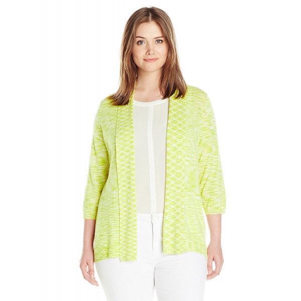 Leo Nicole Womens Cardigan Citronella