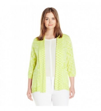 Leo Nicole Womens Cardigan Citronella