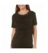 Alfred Dunner Womens Tiered Shirt