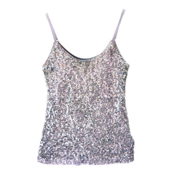 Sequin Themed Bachelorette Outfit Silver