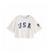 SweatyRocks Womens Letter Summer T shirt