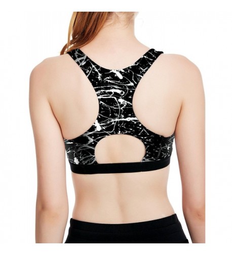 icyzone Workout Activewear Racerback MONOCHROME