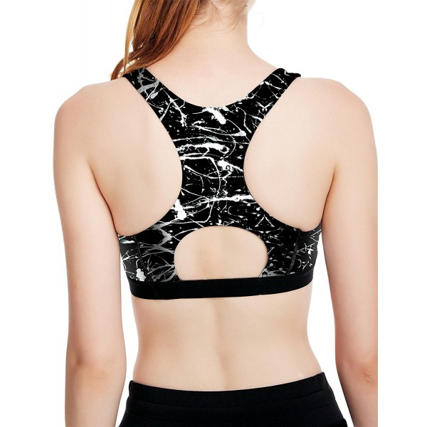 icyzone Workout Activewear Racerback MONOCHROME