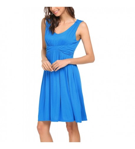 OURS Womens Fashion Flowy Pleated