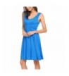 OURS Womens Fashion Flowy Pleated