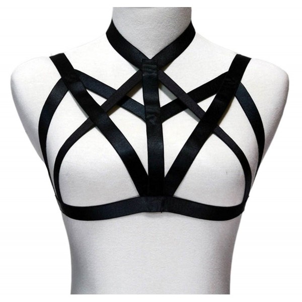 Papaya Harness Cupless Stretchy Lingerie