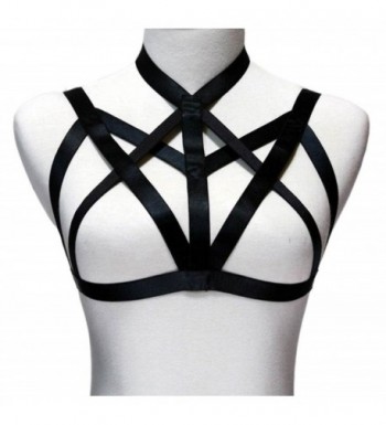 Papaya Harness Cupless Stretchy Lingerie