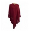 TJ CLOTHES Womens Fringe Burgundy