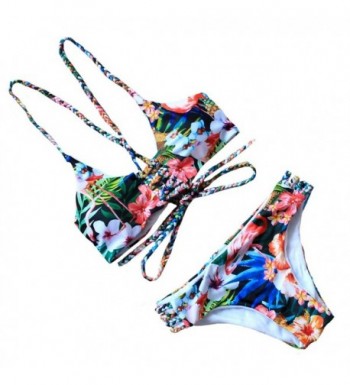 Rubylong Handmade Printing Swimsuit Multicolor