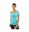PattyBoutik Womens Empire Raglan Turquoise