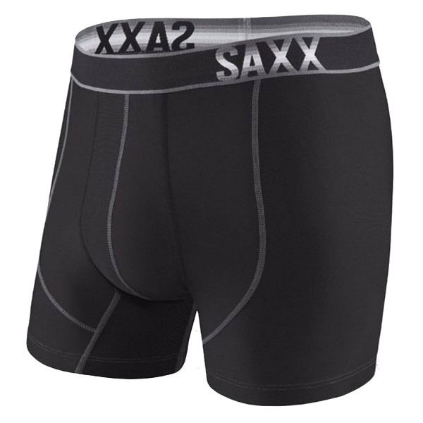 Saxx Men's Underwear Impact Boxer Underwear Medium Black - CI17WTLCM4I