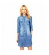 Escalier Women Chambray Casual Button Down