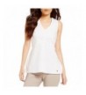 Ivanka Trump Womens V Neck Cotton