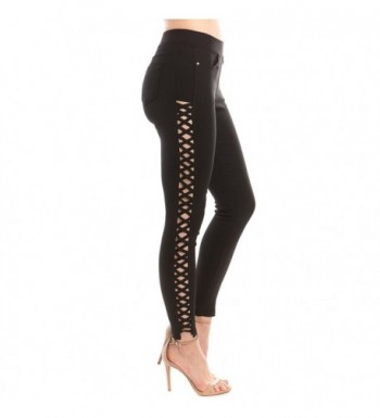 Embellished Leggings Black_Crisscross - Black_crisscross - CI18CC5QULH