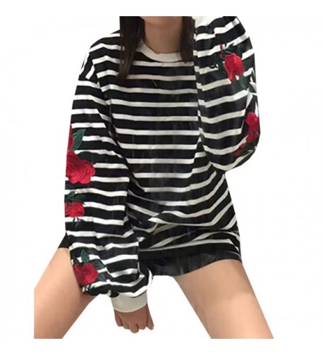 Enjoubuy Embroidery Lantern Pullovers Sweatshirt