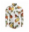 COOFANDY Pineapple Hawaiian Sleeve Tropical