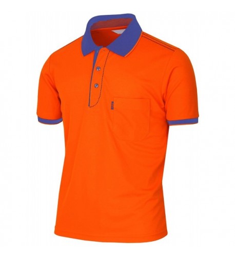 BCPOLO Athletic Dri Fit Sleeve Shirt orange