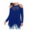 EachEver Womens Shoulder Sleeve Blouse