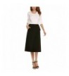 Chigant Womens Office Flared Skirts
