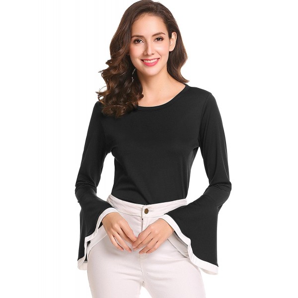 bubblebelle Womens Casual Sleeve Blouse