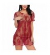 Avidlove See through Nightgown Patchwork Sleepwear