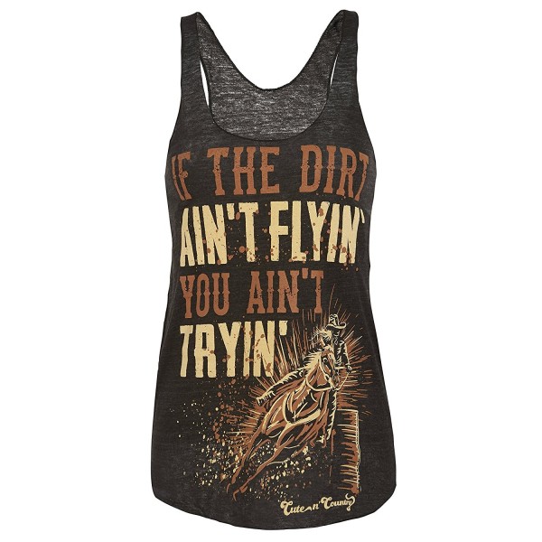 Cute Country Racerback Flyin Triblend