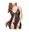 JuicyRose Front Lingerie Babydoll Black