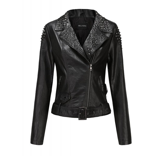 Bellivera Jacket Leather Womens Winter