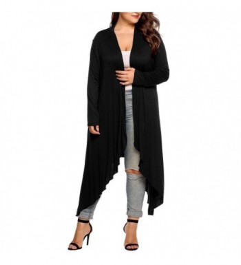 Elever Womens Casual Asymmetric Cardigan