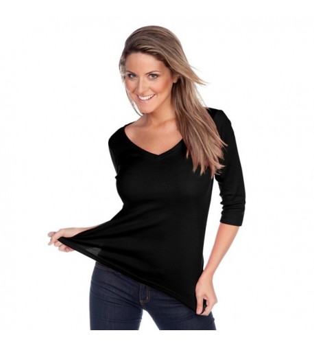 Kavio Women Neck Sleeve Black