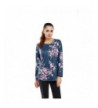 JCBABA Sleeve Blouse Casual Floral