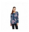 JCBABA Sleeve Blouse Casual Floral