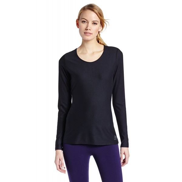 Snow Angel Women's Doeskin Classic Scoop Neck Top - Black - C511EVQUBAT