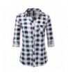JJ Perfection Collared Flannel NAVYWHITE