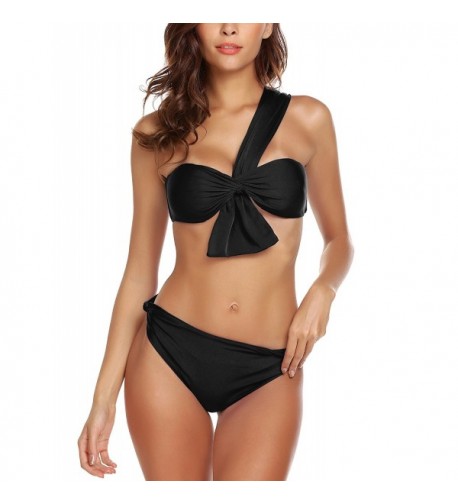 ADOME Pieces Shoulder Swimwear Bathing