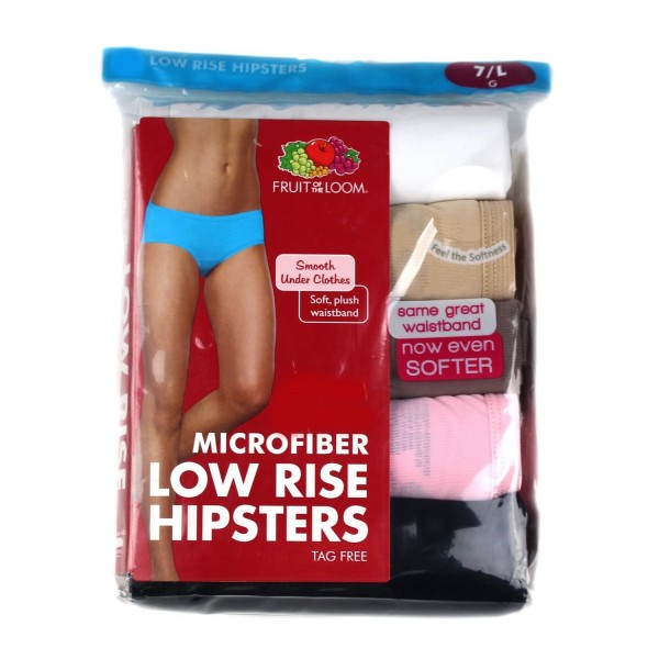 Fruit Loom Microfiber Hipsters 6 Medium