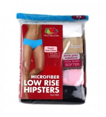 Fruit Loom Microfiber Hipsters 6 Medium