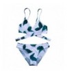 Pxmoda Strappy Leaves Bikini Swimsuit