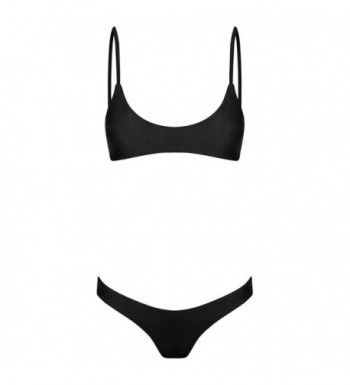 Womens Bikini Set Sexy Thong Triangle Top Set Swimsuit Beach Swimwear ...