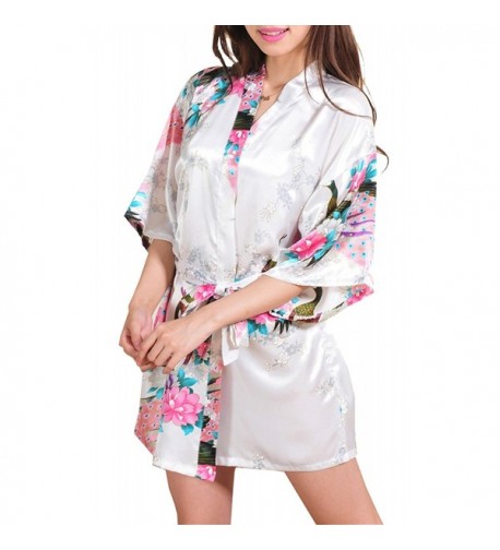 Fashionshop365 Womens Kimono Peacock Design