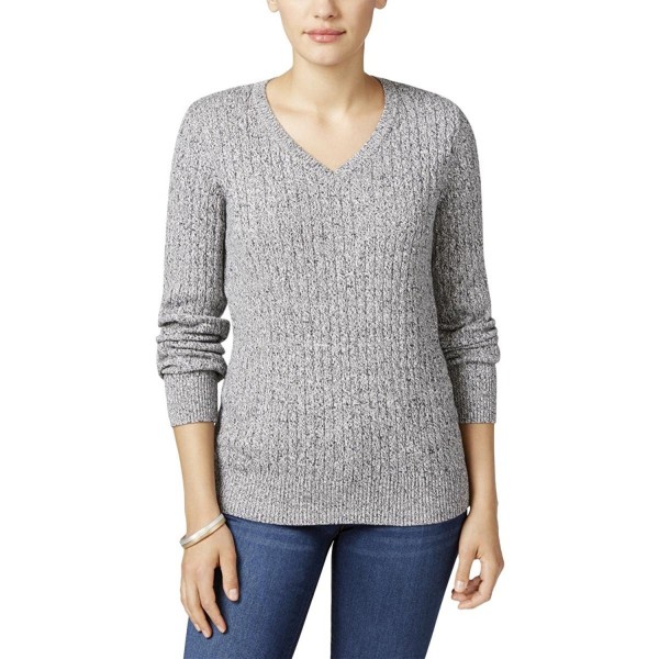 Karen Scott Womens Pullover Sweater