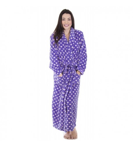 Simplicity Womens Winter Bathrobe Pockets