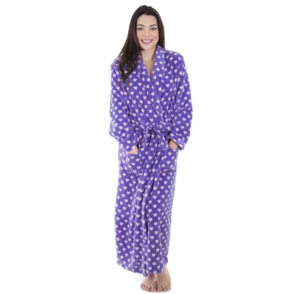 Simplicity Womens Winter Bathrobe Pockets