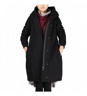 Mordenmiss Womens Trenchcoat Outerwear Pockets