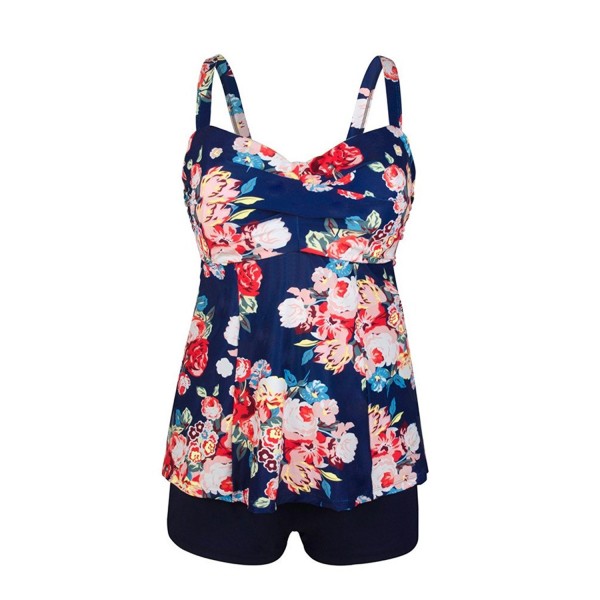 Lemiu Vintage Tankini Swimdress Swimsuit