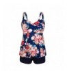 Lemiu Vintage Tankini Swimdress Swimsuit