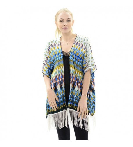 Lightweight Cardigan Multicolored Mystic Peacock