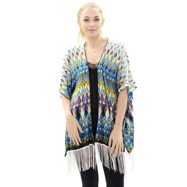 Lightweight Cardigan Multicolored Mystic Peacock